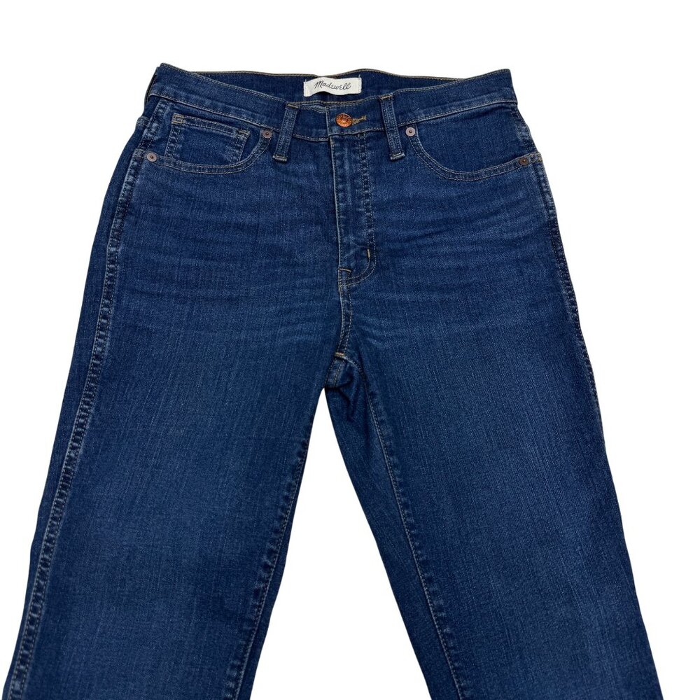 NEW Madewell 10" High-Rise Skinny Jean Womens Blue Denim Pants, Size 28 NWOT - Picture 3 of 11